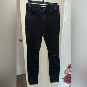 Madewell Men's Black Skinny Jeans